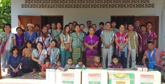 New Heights Ministry Team delivered food items to Gaw Betha villiagers. 