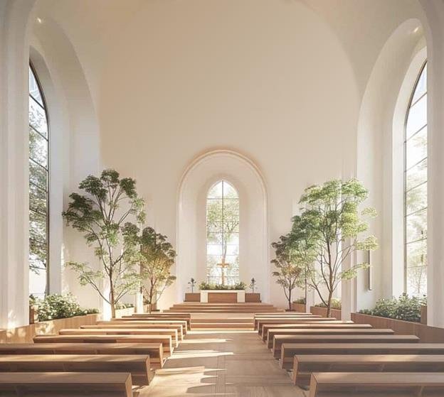 Depiction of what the worship center might look like. 